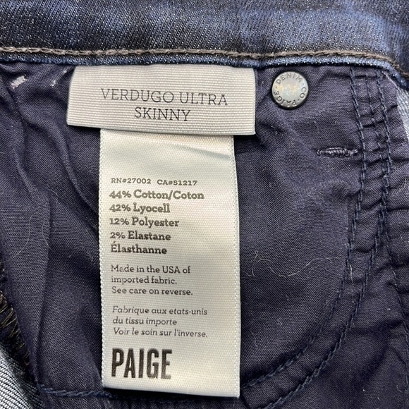 Paige Verdugo Ultra Skinny Size 30 - Picture 9 of 16